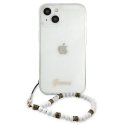 Guess GUHCP13SKPSWH iPhone 13 mini 5.4" Transparent hardcase White Pearl Guess GUHCP13SKPSWH iPhone 13 mini 5.4" Transparent hardcase White Pearl