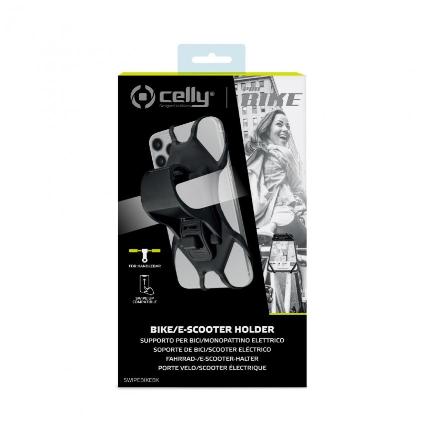Celly Swipe Bike Pasīvais turētājs Mobilais tālrunis/viedtālrunis Melns – 4