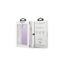 Guess GUHCP13SPSASBPU iPhone 13 mini 5.4 inch Purple/Purple Saffiano Hot Stamp & Metal Logo Guess GUHCP13SPSASBPU iPhone 13 mini 5.4 inch Purple/Purple Saffiano Hot Stamp & Metal Logo