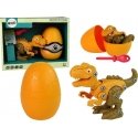 Lean Cars Dinosaur Tyrannosaurus Rex Kit with Egg DIY Screwdriver Orange