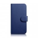 Icarer Magazine Wallet Case 2 in1 Cover iPhone 14 Plus Anti-RFID Leather Blue Flip Case (WMI14220727-BU)