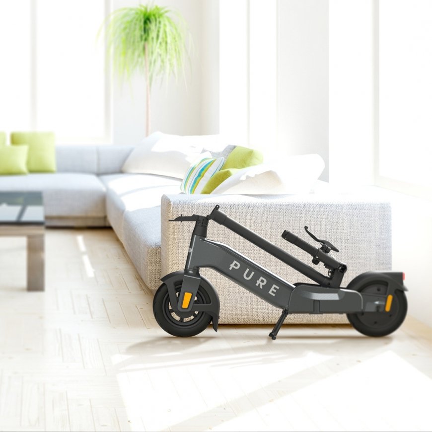 Pure Electric Advance+ electric scooter, Mercury grey – 3