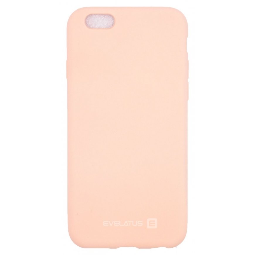 Evelatus Apple iPhone 6/6s Nano Silicone Case Soft Touch TPU Pink Sand