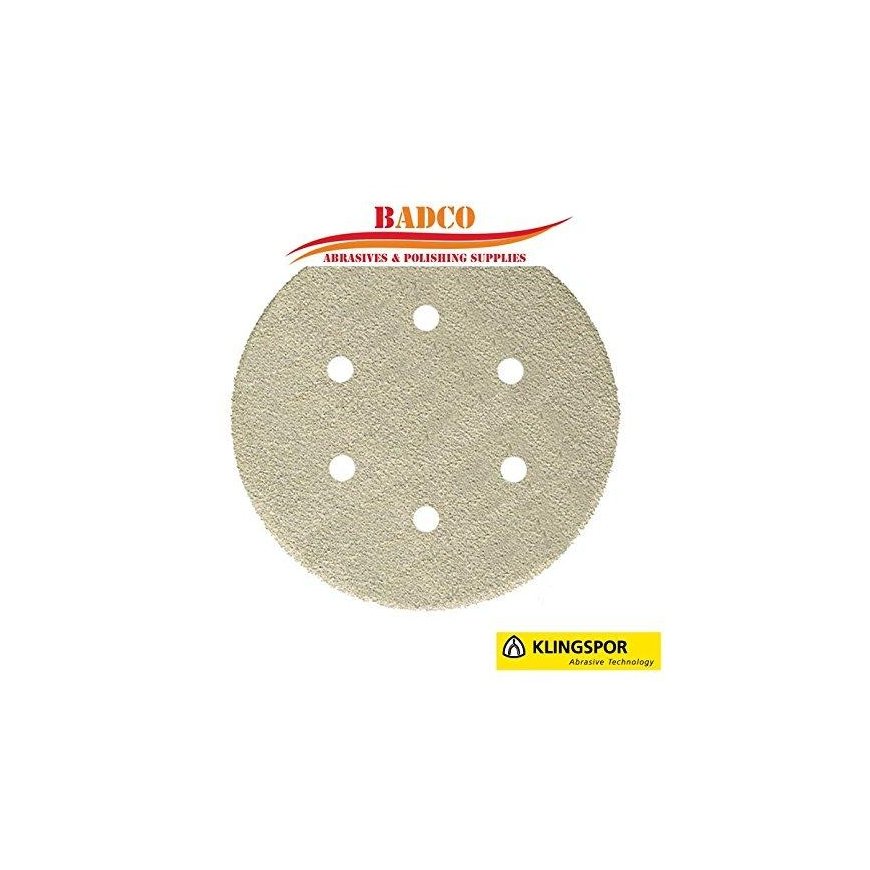 KLINGSPOR 150mm ADHESIVE HOLDER ABRASIVE DISC PS33CK gr. 60 GLS3 / 100 pcs.