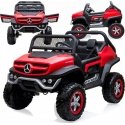 Lean Cars Double electric car for children Mercedes Unimog 4x4, red Lean Cars Double electric car for children Mercedes Unimog 4x4, red