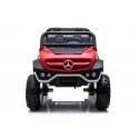Lean Cars Dvivietis elektromobilis vaikams Mercedes Unimog 4x4, raudonas Lean Cars Dvivietis elektromobilis vaikams Mercedes Unimog 4x4, raudonas