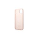 Guess GUHMP13LSPLP iPhone 13 Pro / 13 6.1 Inch Pink/Pink Hard Case Silicone Logo MagSafe