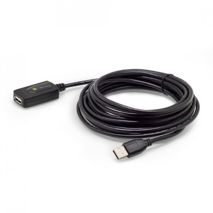 Techly IUSB-REP20TY USB-kaabel 5 m USB 2.0 USB A Must – 3