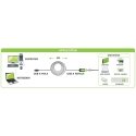 Techly IUSB-REP20TY USB кабель 5 m USB 2.0 USB A Черный Techly IUSB-REP20TY USB кабель 5 m USB 2.0 USB A Черный