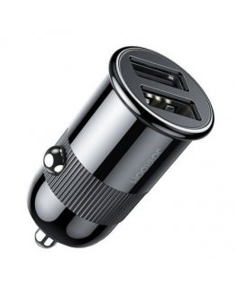 Baseus 3,1 A dual port smart car charger (C-A06) Black