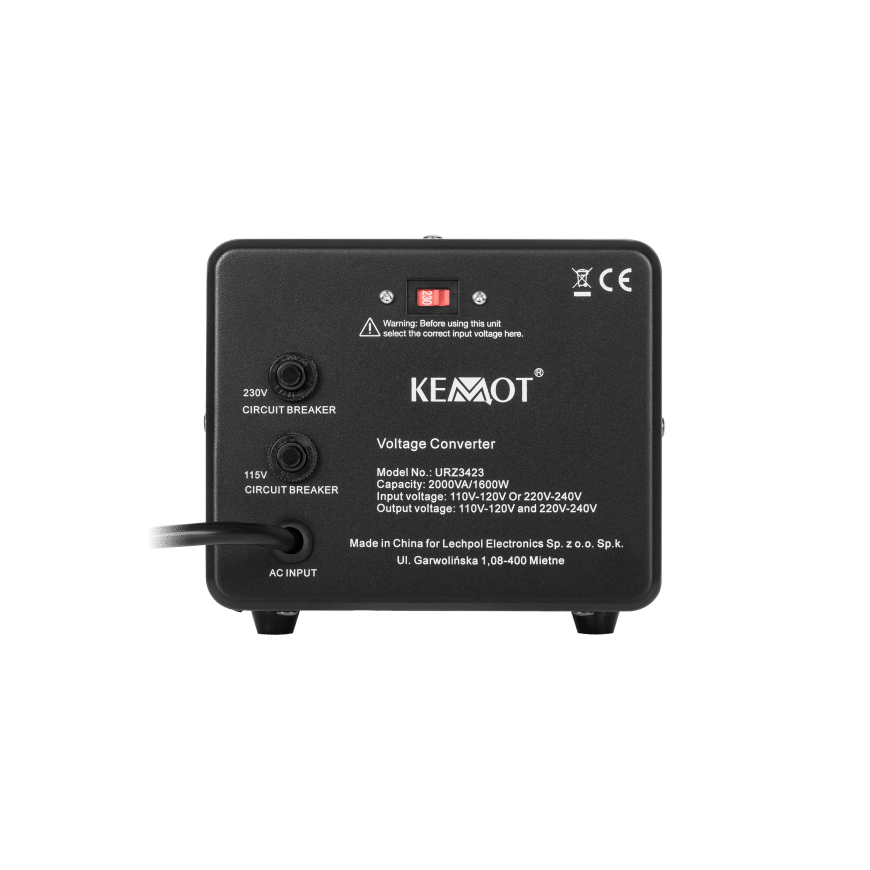 KEMOT 1600W 2000VA įtampos keitiklis – 2