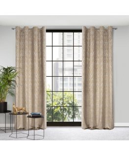 Eurofirany ZAS / LAURA / BEIGE + PLN 140X250 TRANS