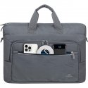 Bag RivaCase Notebook bag 15.6"-16" RivaCase ECO Alpendorf 7531, gray, with ecological, waterproof material with recycling (rPET Bag RivaCase Notebook bag 15.6"-16" RivaCase ECO Alpendorf 7531, gray, with ecological, waterproof material with recycling (rPET