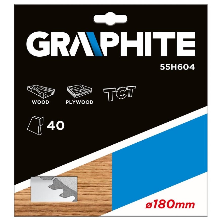 Graphite Graphite circular saw blade 180x30mm, 40 teeth - 55H604 – 3