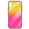 Evelatus Samsung A10 Water Ripple Full Color Electroplating Tempered Glass Gradient Yellow-Pink Evelatus Samsung A10 Water Ripple Full Color Electroplating Tempered Glass Gradient Yellow-Pink