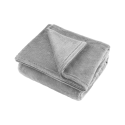 Fleece antklodė 200x220 cm TEESA - pilka