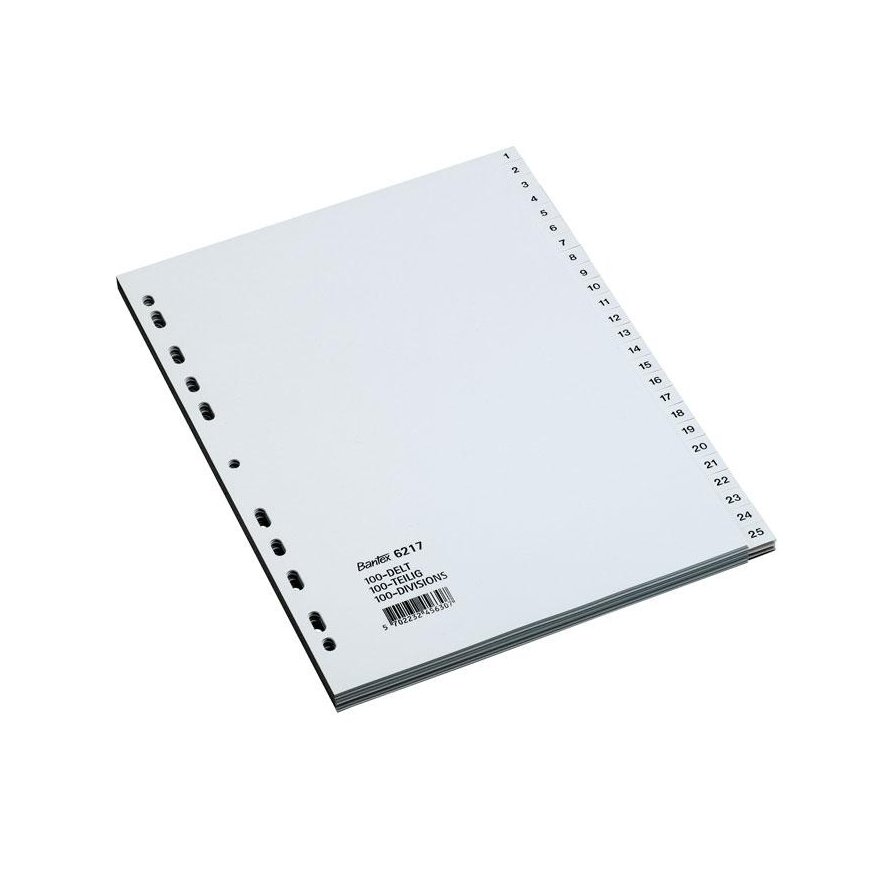Bantex Separation sheets BANTEX STRONG-LINE, 1-100