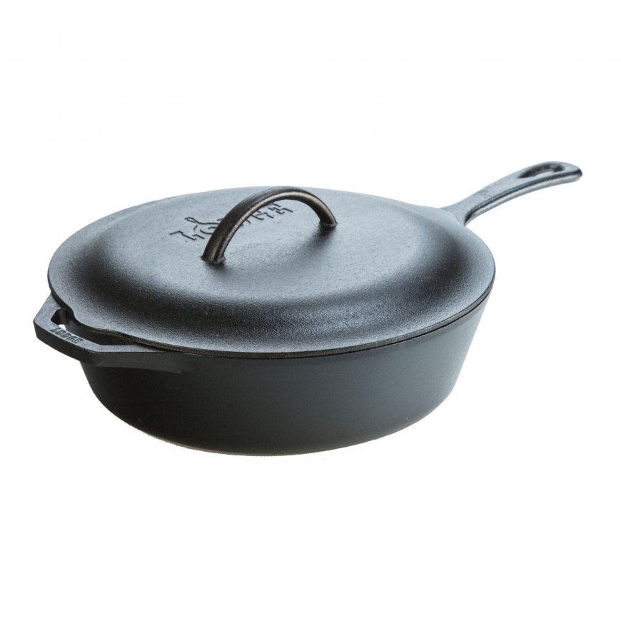 Lodge cast iron frying pan 30.4 cm deep with lid – 2