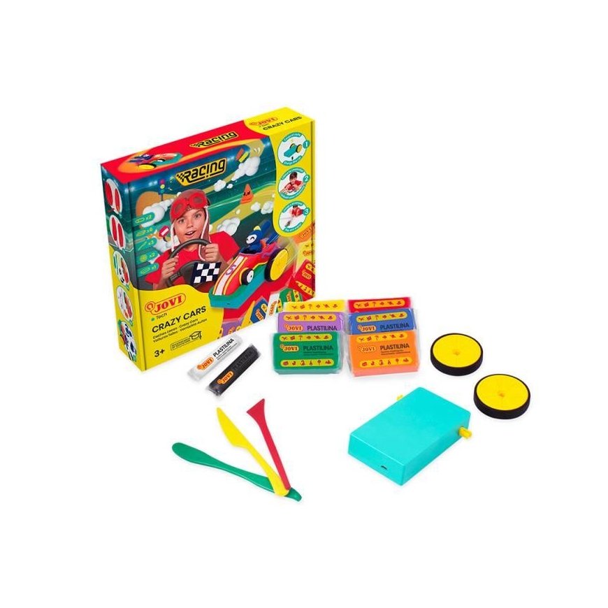 Crazy Racing Cars JOVITECH Set. Neon colors – 3