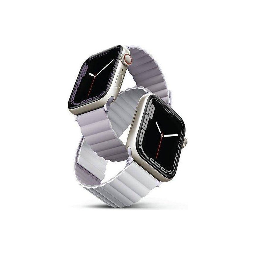 Smart watch Apple Watch 4/5/6/7/SE magnetic/double-sided strap, Pink/White, 40/41mm – 2