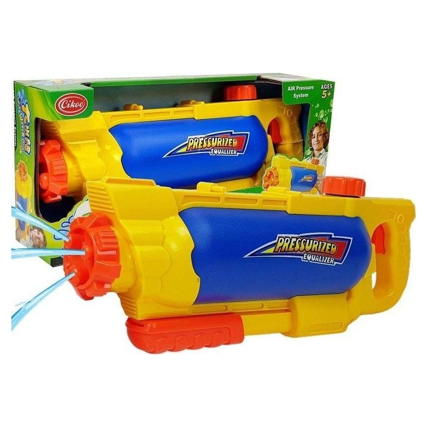 Lean Cars Water gun with 1450 ml tank yellow-blue – 2