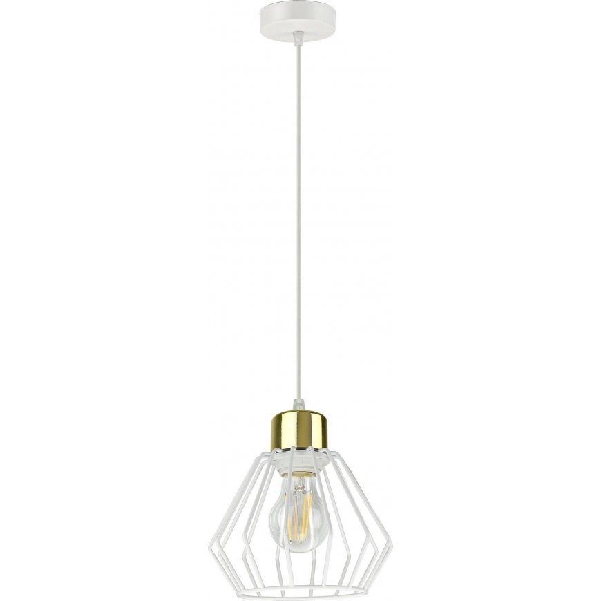 Orno WAYA hanging lamp, power max. 1x60W, E27, white – 2