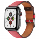 Fusion Accessories Apple Watch leather strap, Red color, 38/40mm Fusion Accessories Apple Watch leather strap, Red color, 38/40mm