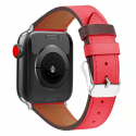 Fusion Accessories Apple Watch leather strap, Red color, 38/40mm Fusion Accessories Apple Watch leather strap, Red color, 38/40mm