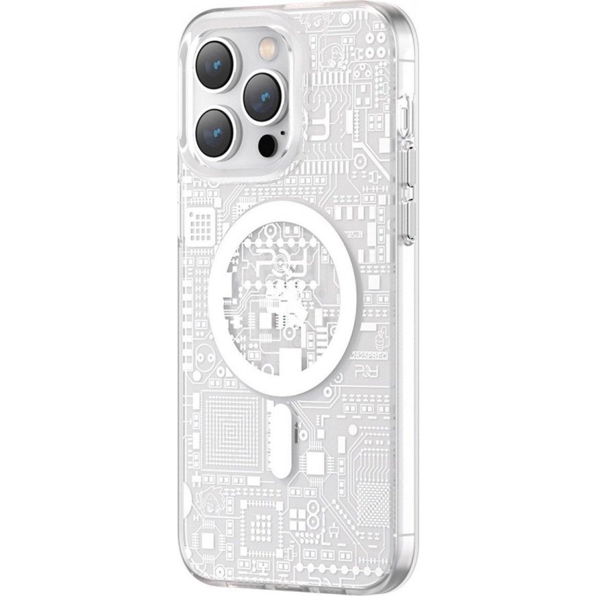 Kingxbar PQY Geek series magnetic case for iPhone 14 Plus MagSafe silver – 2