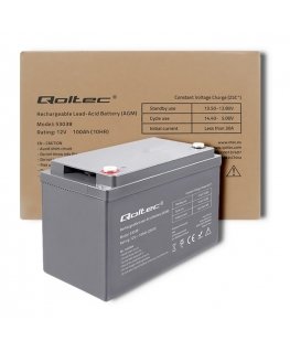 Qoltec 53038 Battery AGM 12V