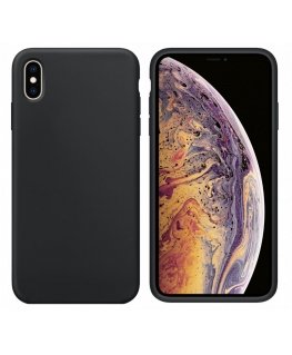 Evelatus Apple iPhone X Premium Soft Touch Silicone Case Black