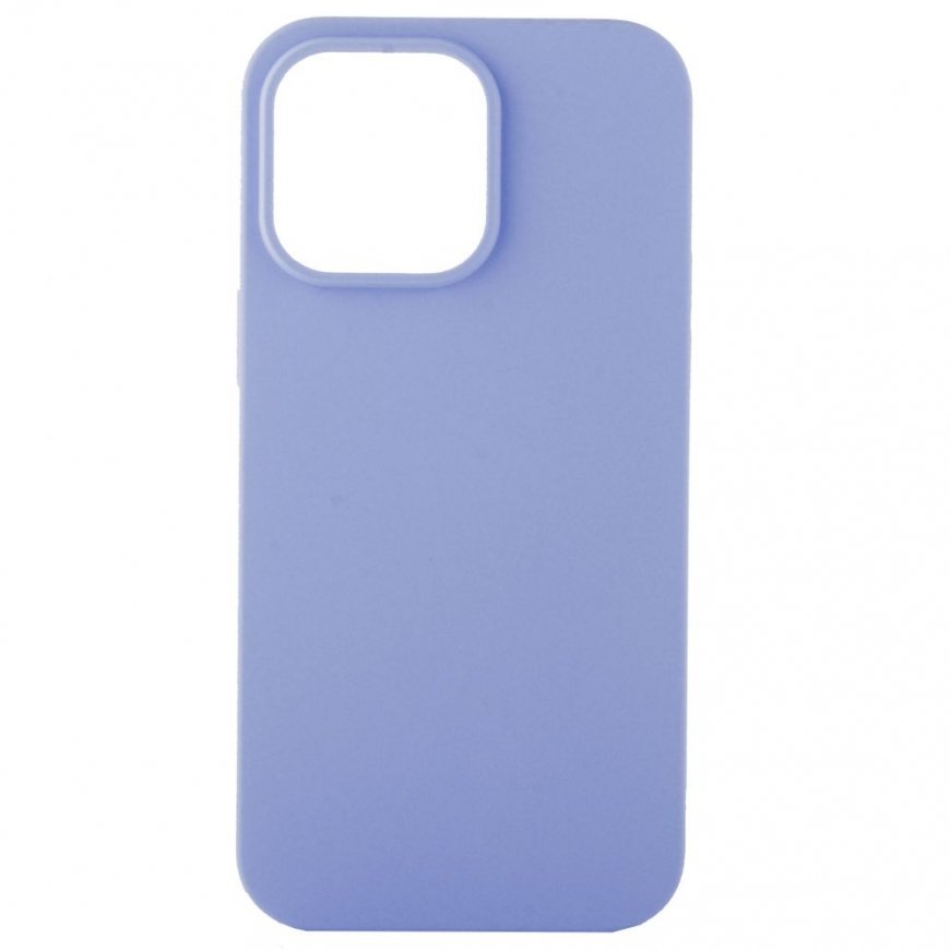 Evelatus Apple iPhone 14 Pro Max 6.7 Premium Soft Touch Silicone Case Light Purple