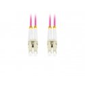 Lanberg PATCHCORD ŚWIATŁOWODOWY MM LC/UPC-LC/UPC DUPLEX 3.0MM OM4 50/125 LSZH 15M Violetinis LANBERG Lanberg PATCHCORD ŚWIATŁOWODOWY MM LC/UPC-LC/UPC DUPLEX 3.0MM OM4 50/125 LSZH 15M Violetinis LANBERG
