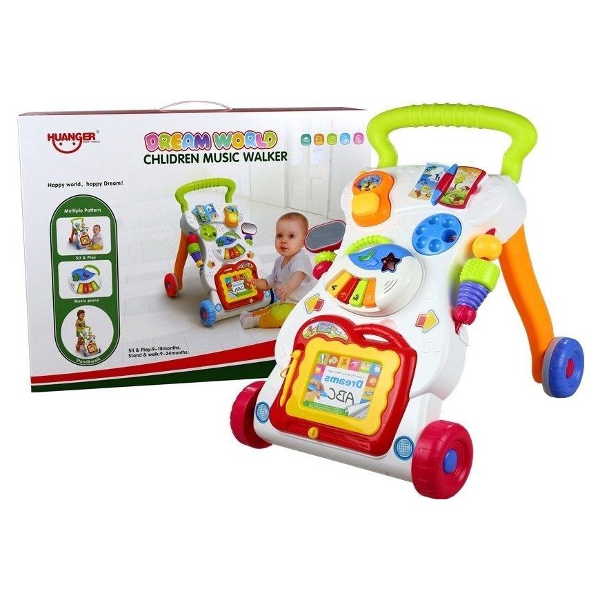Lean Cars Daugiafunkcinis Pusher skirta Baby Helping With First Step