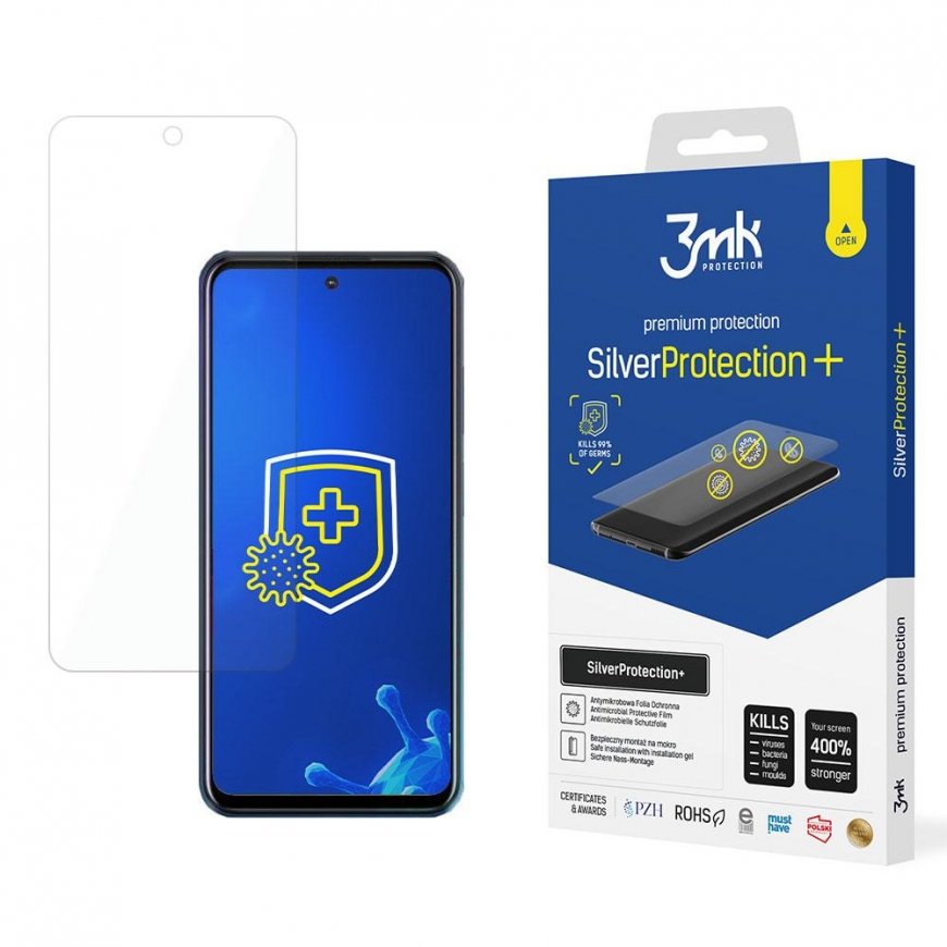 3MK 3MK Silver Protect+ HTC Desire 21 Pro 5G Folia Antimikrobowa montowana na mokro – 2