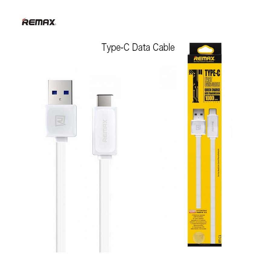Borofone BX16 Прочный и эластичный USB-C (Type-C) 2A Кабель данных и заряда 1m Белый