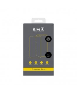 iLike Apple iPhone 12/12 Pro 2.5D Silk Print Full Cover Glass