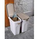 Zolux food container white / light brown 40L / 15kg (474348)