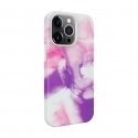 Evelatus Apple iPhone 13 Pro Premium Silicone case Customized Print Purple
