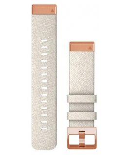 Acc, fenix 7S, 20mm QuickFit Cream Heathered Nylon Band, Ros