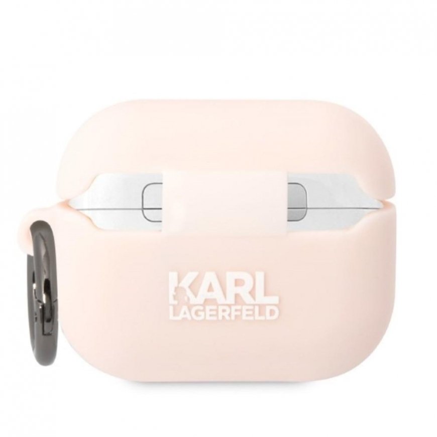 Karl Lagerfeld case for Airpods Pro KLAPRUNCHP pink 3D silicone NFT Karl – 2