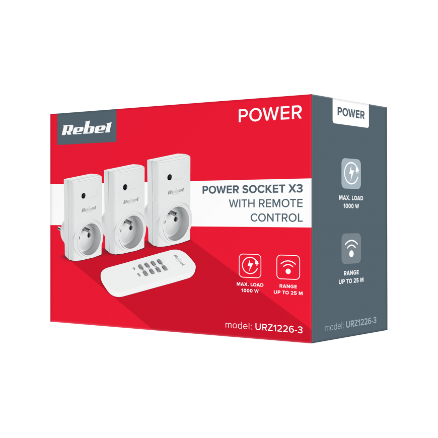 Remote Rebel network socket (1 +3) – 3