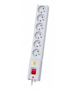 Lestar Surge protection LX 610, 1L, 1.5m, gray