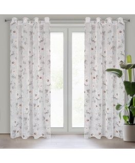 Euro curtains FIR/BESSY/B+PINK 140X250