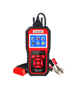 Miernik diagnostyczny, scanner OBD2, battery tester Konnwei KW870