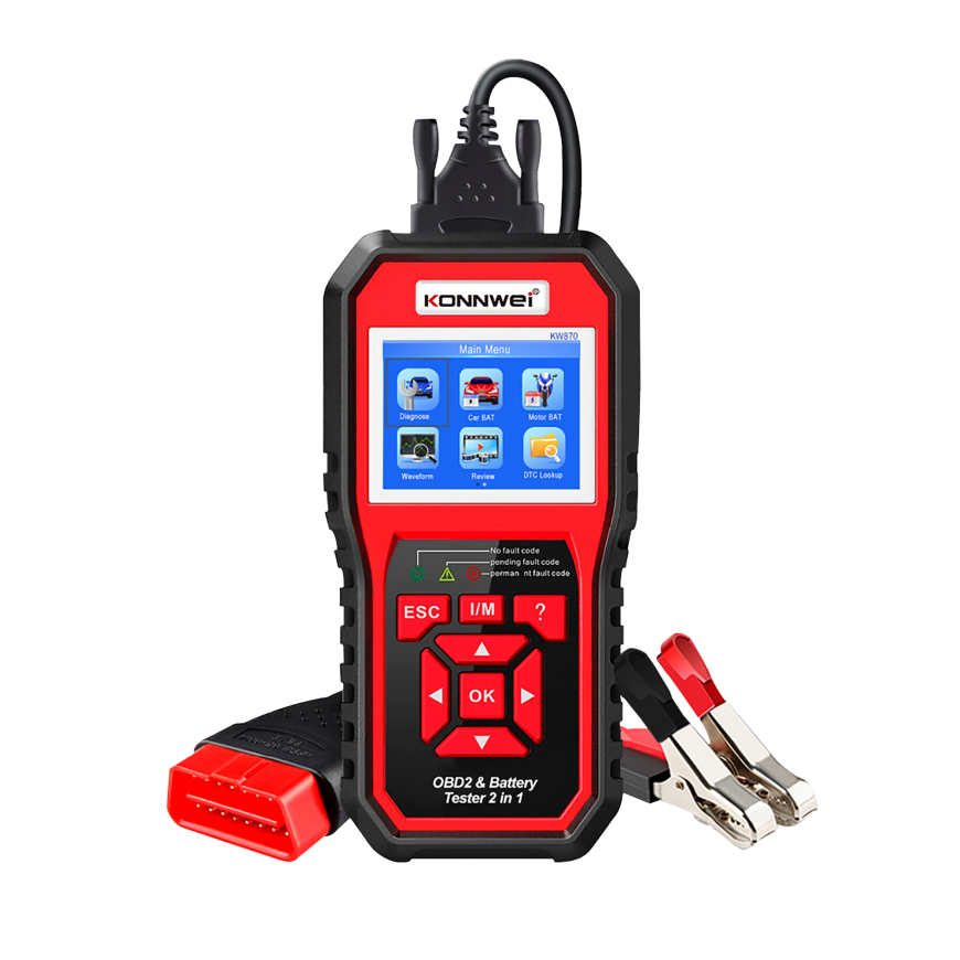 Konnwei Miernik diagnostyczny, scanner OBD2, battery
