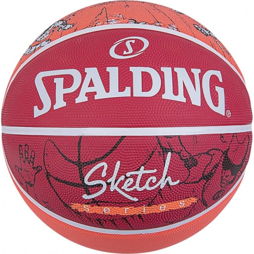 Spalding Basketball Street Sketch Dribble red size 7