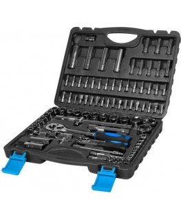 Mega 58094 94 Piece 1/2 1/4" Socket & Bit Set, 4-32mm