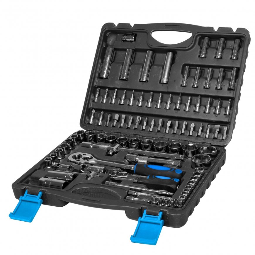 Mega 58094 94 Piece 1/2 1/4" Socket & Bit Set, 4-32mm – 3