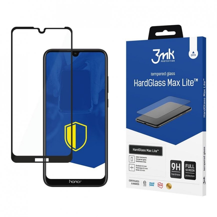 3MK 3MK HG Max Lite Honor 8A Black/Black – 4